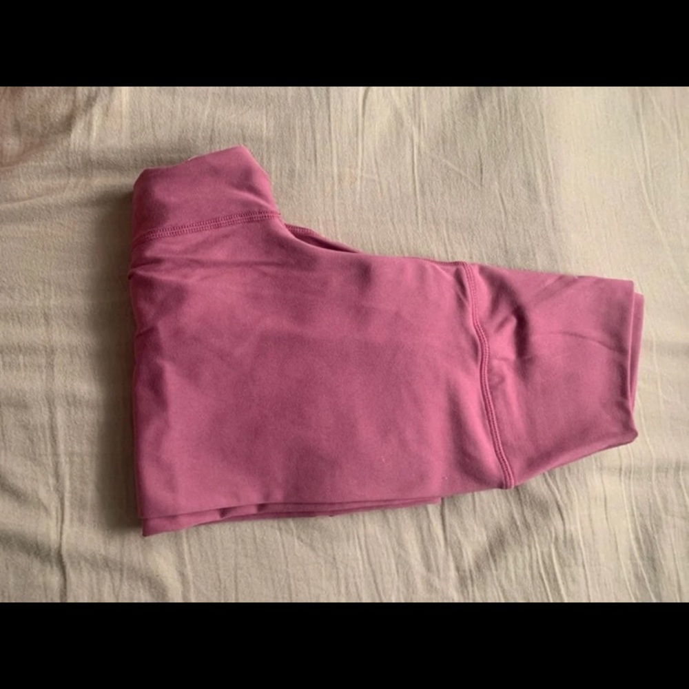 XS rose colored leggings balance athletica